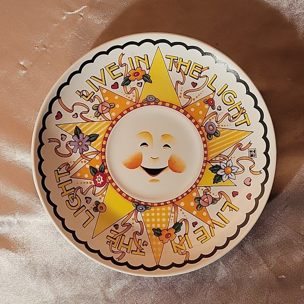 Mary Engelbreit "Live In The Light" Coffee Cup Saucer Only
